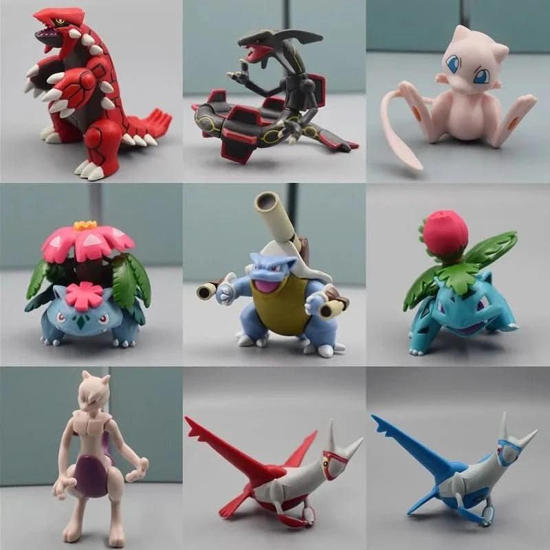 Dark Gray Figuras de Acción Pokémon - Mewtwo, Charizard, Groudon, Blastoise y Venusaur | Figuras Anime Costa Rica, Modelos PVC de Juguetes para Niños, Regalo de Navidad