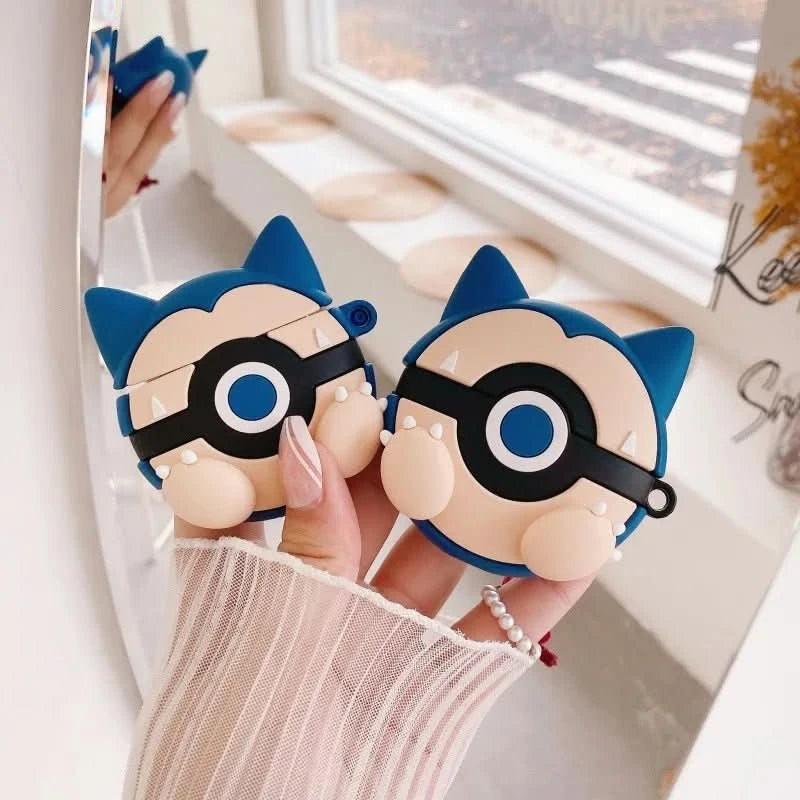 Light Gray Funda Protectora Pokémon para AirPods 1, 2, 3 y Pro - Pikachu | Figuras Anime Costa Rica, Estuche de Auriculares Inalámbricos, Colección y Regalo