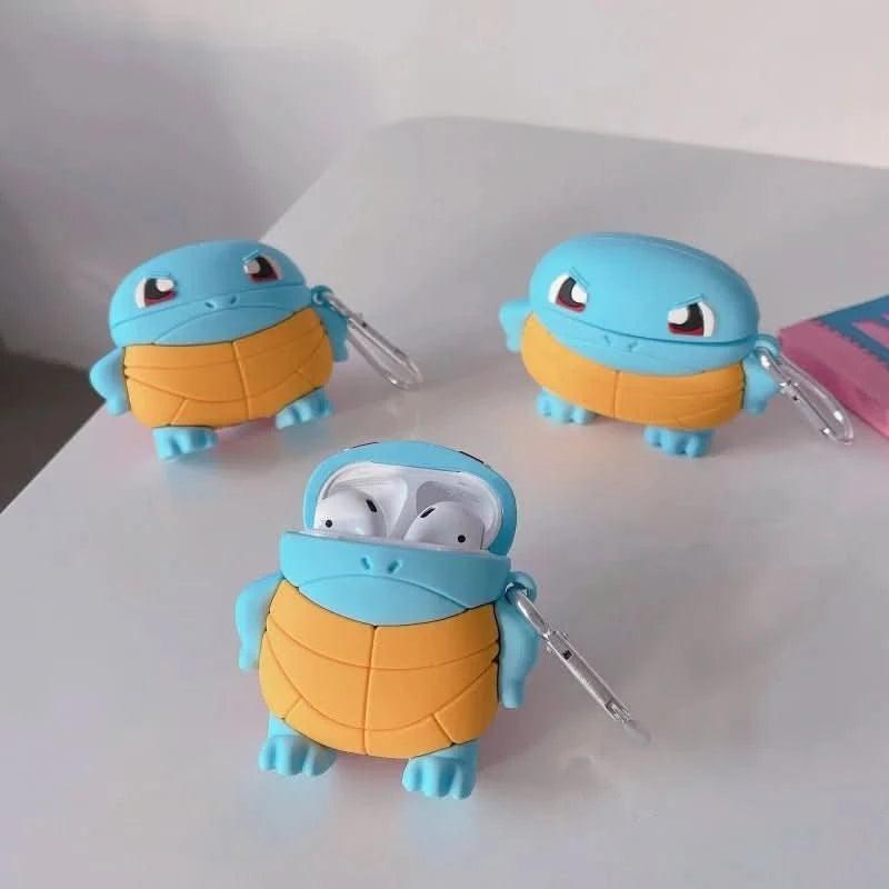 Dark Gray Funda Protectora Pokémon para AirPods 1, 2, 3 y Pro - Pikachu | Figuras Anime Costa Rica, Estuche de Auriculares Inalámbricos, Colección y Regalo