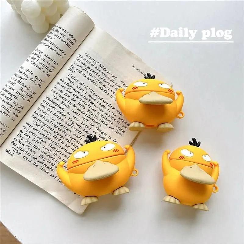 Light Gray Funda Protectora Pokémon para AirPods 1, 2, 3 y Pro - Pikachu | Figuras Anime Costa Rica, Estuche de Auriculares Inalámbricos, Colección y Regalo