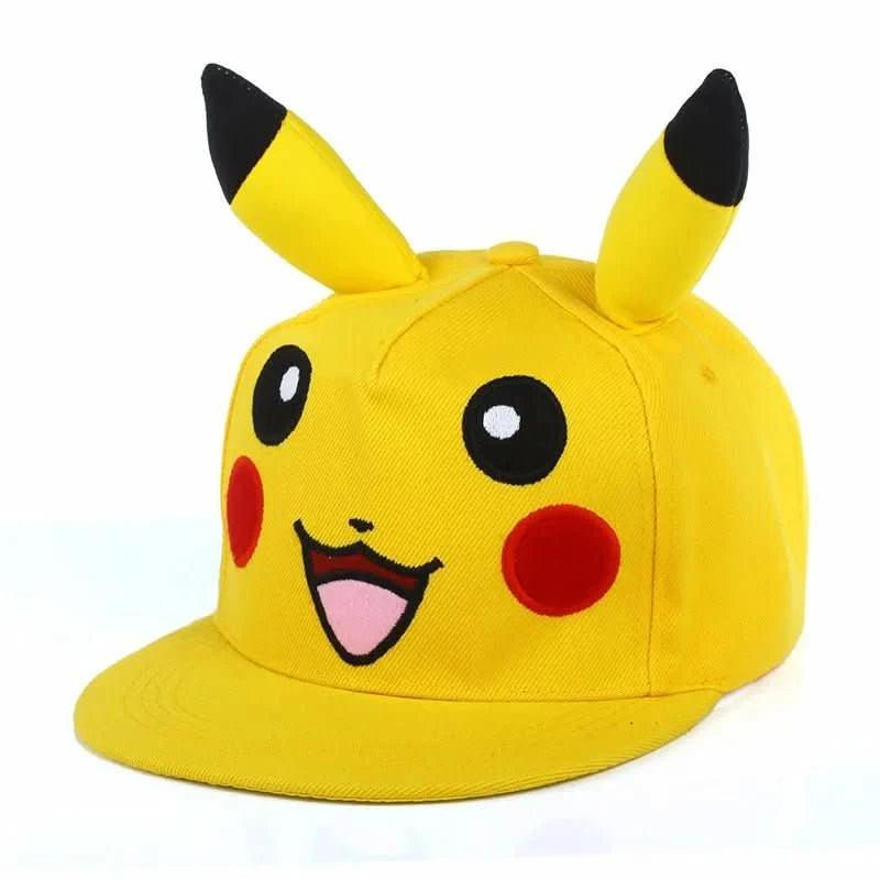 Gorra de Beisbol Anime Pokémon - Pikachu | Figuras Anime Costa Rica, Sombrero Ajustable de Cosplay, Cap de Hip Hop para Niños y Niñas, Regalo y Juguete - Tico Ofertas