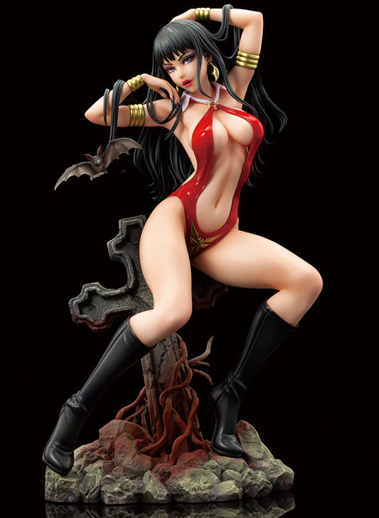 Rosy Brown Estatuilla Vampirella | Bishoujo Statue 55th Anniversary | Kotobukiya | tienda Anime Tico Ofertas