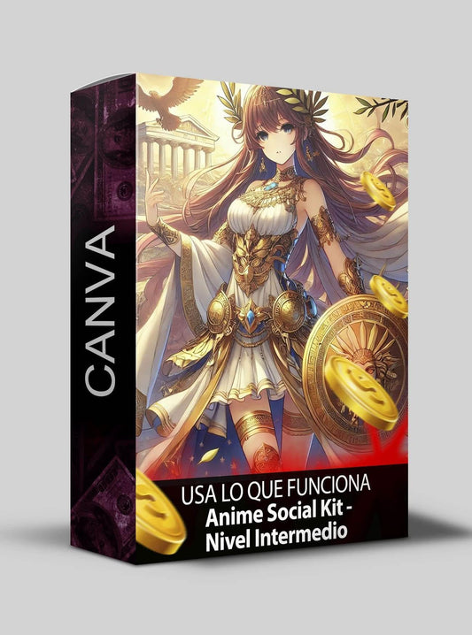 Light Gray Kit de Plantillas Anime para Redes Sociales y Tiendas Online - Pack Intermedio Tiendas Anime Tico Ofertas