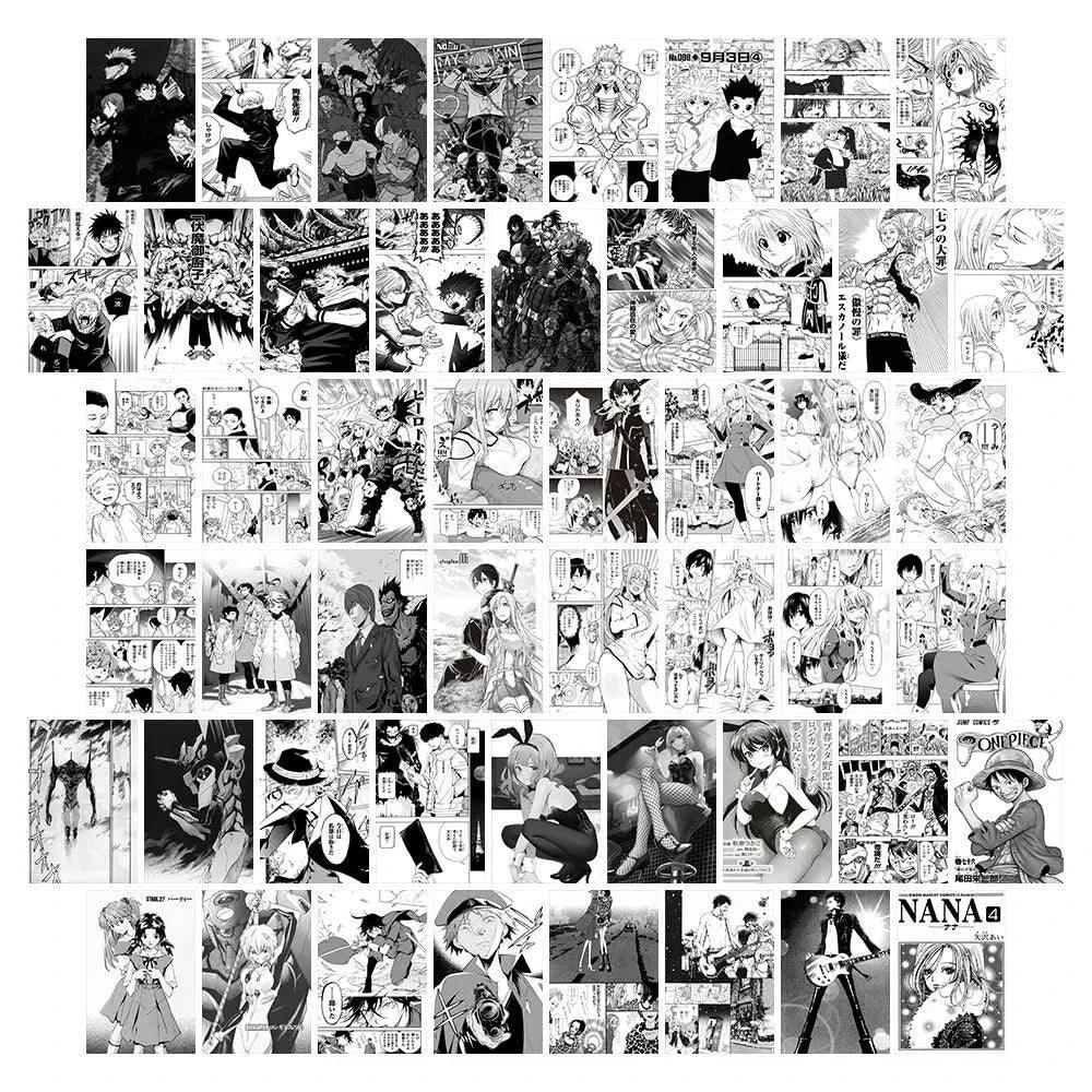 Light Gray Kit de Pósters Estéticos Anime y Manga para Pared | Tienda Anime Costa Rica - Tico Ofertas