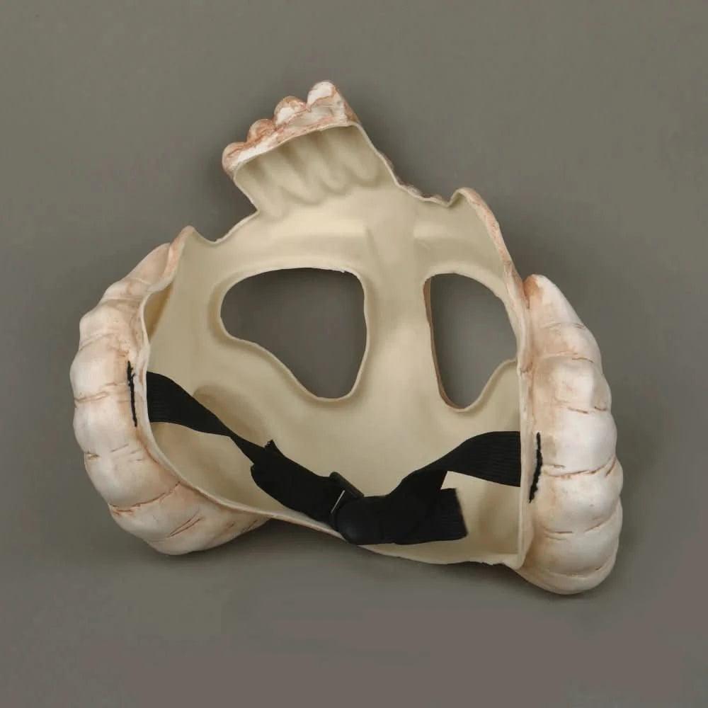 Dim Gray Máscara de Anime Bleach - Neliel, Casco de Cuernos de Cabra, Guerra Milenaria | Figuras Anime Costa Rica, Accesorios de Halloween, Prop de Calavera