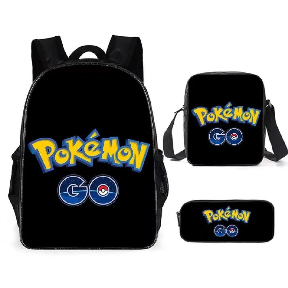 Mochila Escolar Pokémon para Niños - Pikachu Kawaii | Figuras Anime Costa Rica, Bolsa de Almacenamiento Grande para Viaje y Estudiantes, Juguete y Mochila para Niños - Tico Ofertas