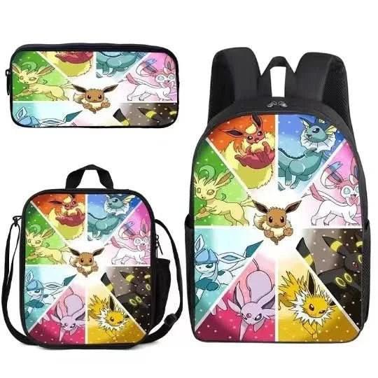 Mochila Escolar Pokémon para Niños - Pikachu Kawaii | Figuras Anime Costa Rica, Bolsa de Almacenamiento Grande para Viaje y Estudiantes, Juguete y Mochila para Niños - Tico Ofertas