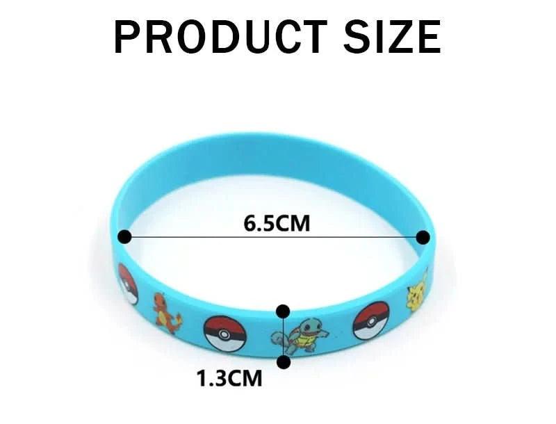 Lavender Pack de 12 Pulseras Pokémon - Pikachu y Charmander | Figuras Anime Costa Rica, Figuras de Acción en Anime, Pulseras de Silicona para Niños, Fiesta y Cosplay