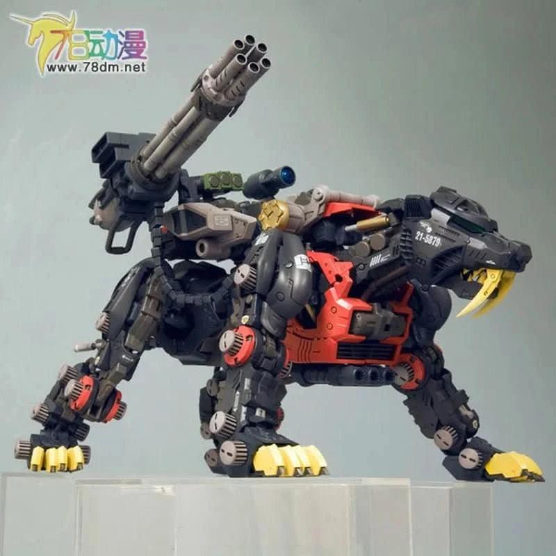 Dark Gray Figura Tiger ZOIDS Soth Black Mecha Longtooth  | Figuras Anime Costa Rica | Tico Ofertas