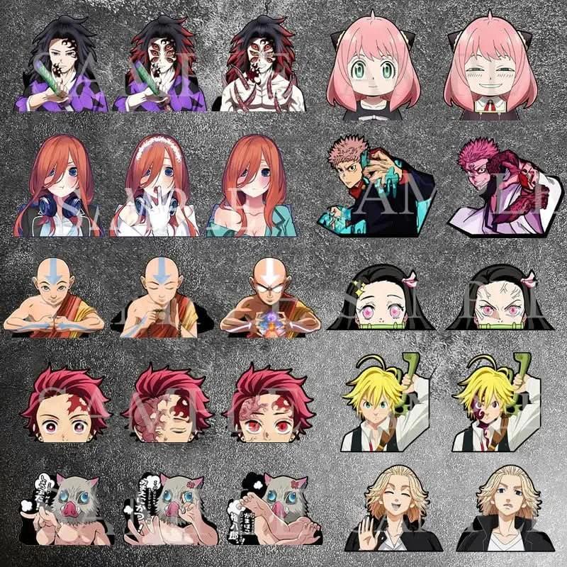 Dim Gray Stickers 3D Anime Chainsaw Man Power - Motion Car Decor | Tienda Anime Costa Rica - Tico Ofertas