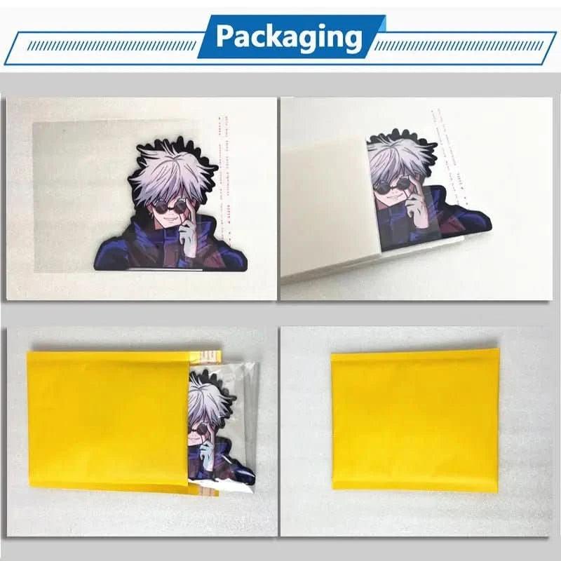 Light Gray Stickers 3D Anime Chainsaw Man Power - Motion Car Decor | Tienda Anime Costa Rica - Tico Ofertas