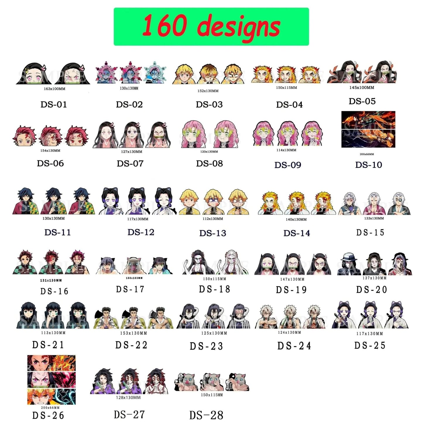 Light Gray Stickers 3D Anime Chainsaw Man Power - Motion Car Decor | Tienda Anime Costa Rica - Tico Ofertas