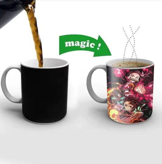 Black Tazas de Café Cambia de Color Demon Slayer - ¡Regalos Únicos para Fans! | Tienda Anime Costa Rica - Tico Ofertas