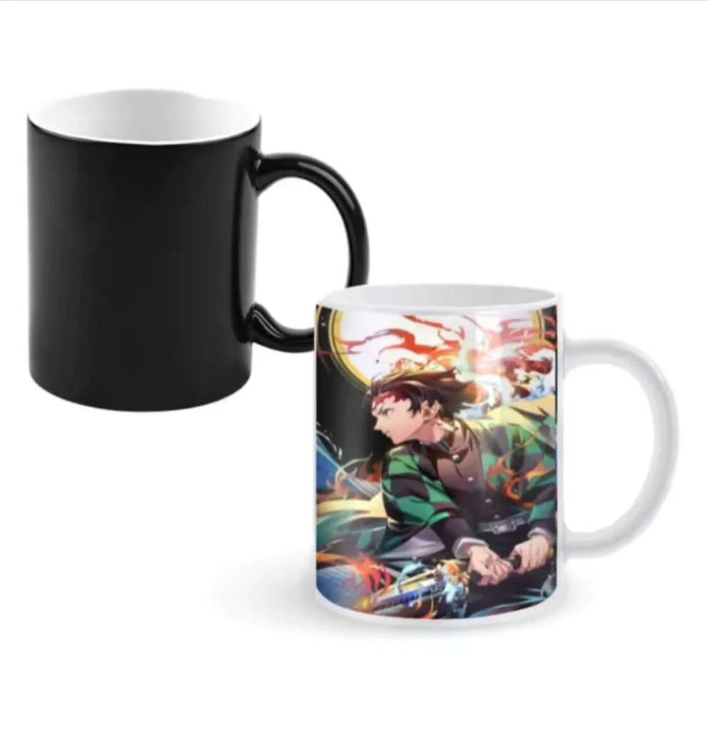 Light Gray Tazas de Café Cambia de Color Demon Slayer - ¡Regalos Únicos para Fans! | Tienda Anime Costa Rica - Tico Ofertas