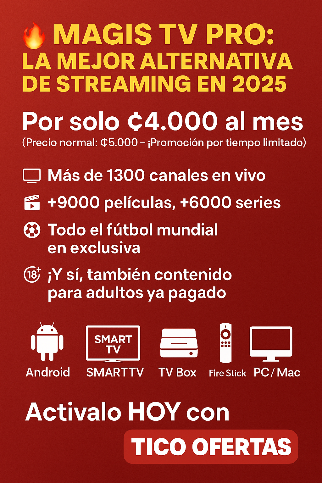 Magis TV Pro: La Mejor Alternativa de Streaming en 2025 | Tico Ofertas