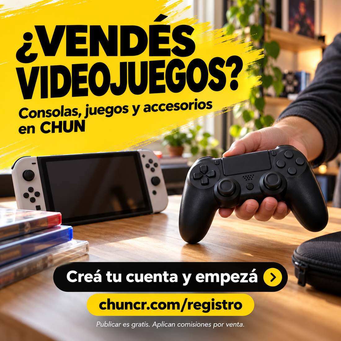 Vendé tus videojuegos, consolas y accesorios en CHUN Costa Rica