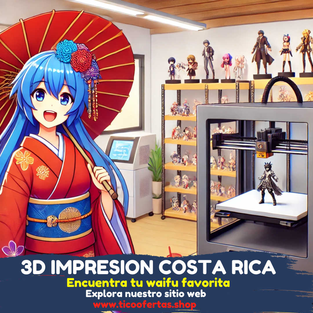 Impresión 3D de Figuras Anime en Costa Rica: Personaliza la Figura de Tus Sueños