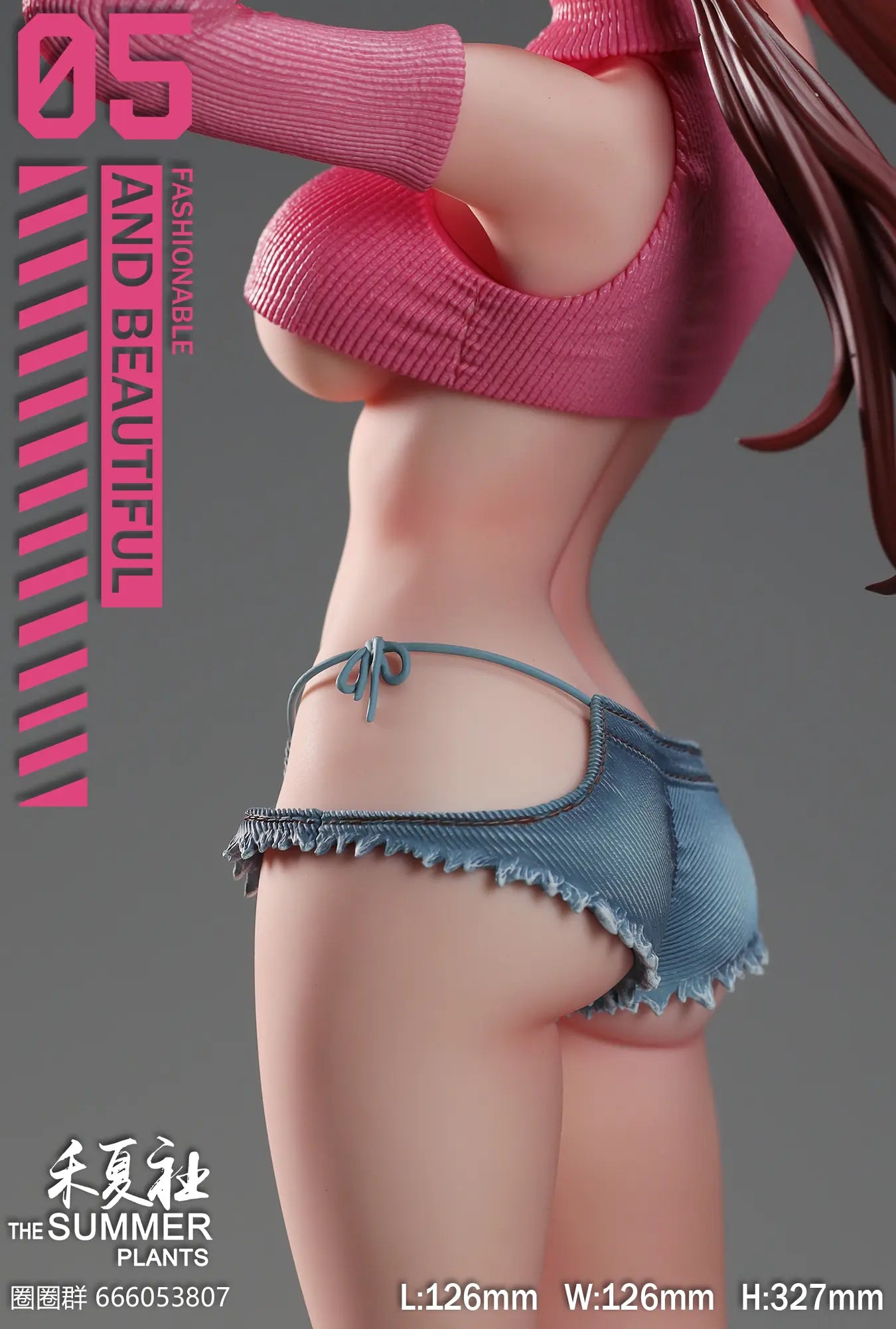 Dim Gray Estatuilla Neon Genesis Evangelion | Mari Makinami Illustrious | THE SUMMER PLANTS Studio | Summer Girlfriend Series | Tico Ofertas