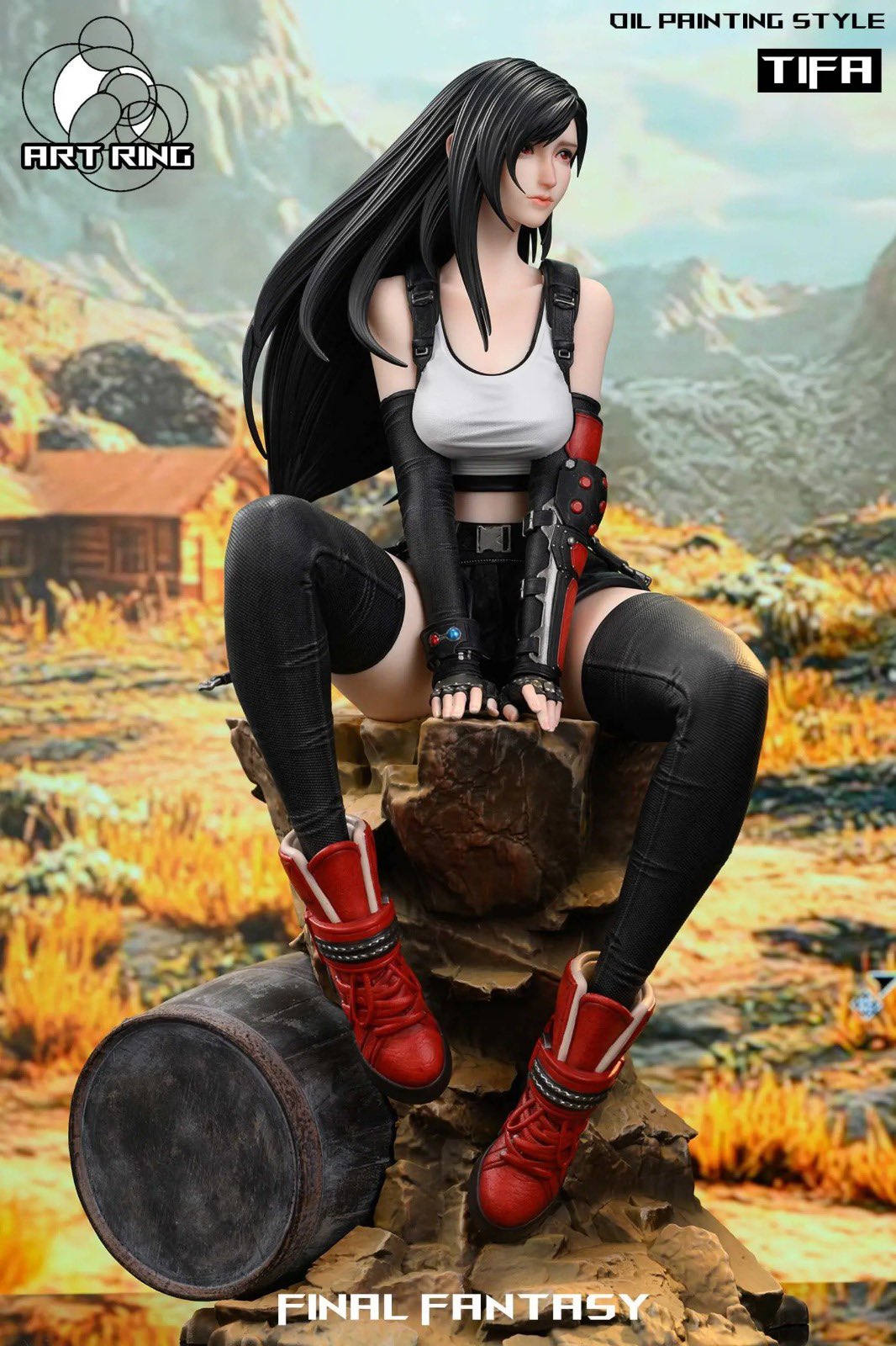 Rosy Brown Estatuilla  Final Fantasy | Tifa Lockhart | ArtBox Studio | Tienda Anime | Tico Ofertas