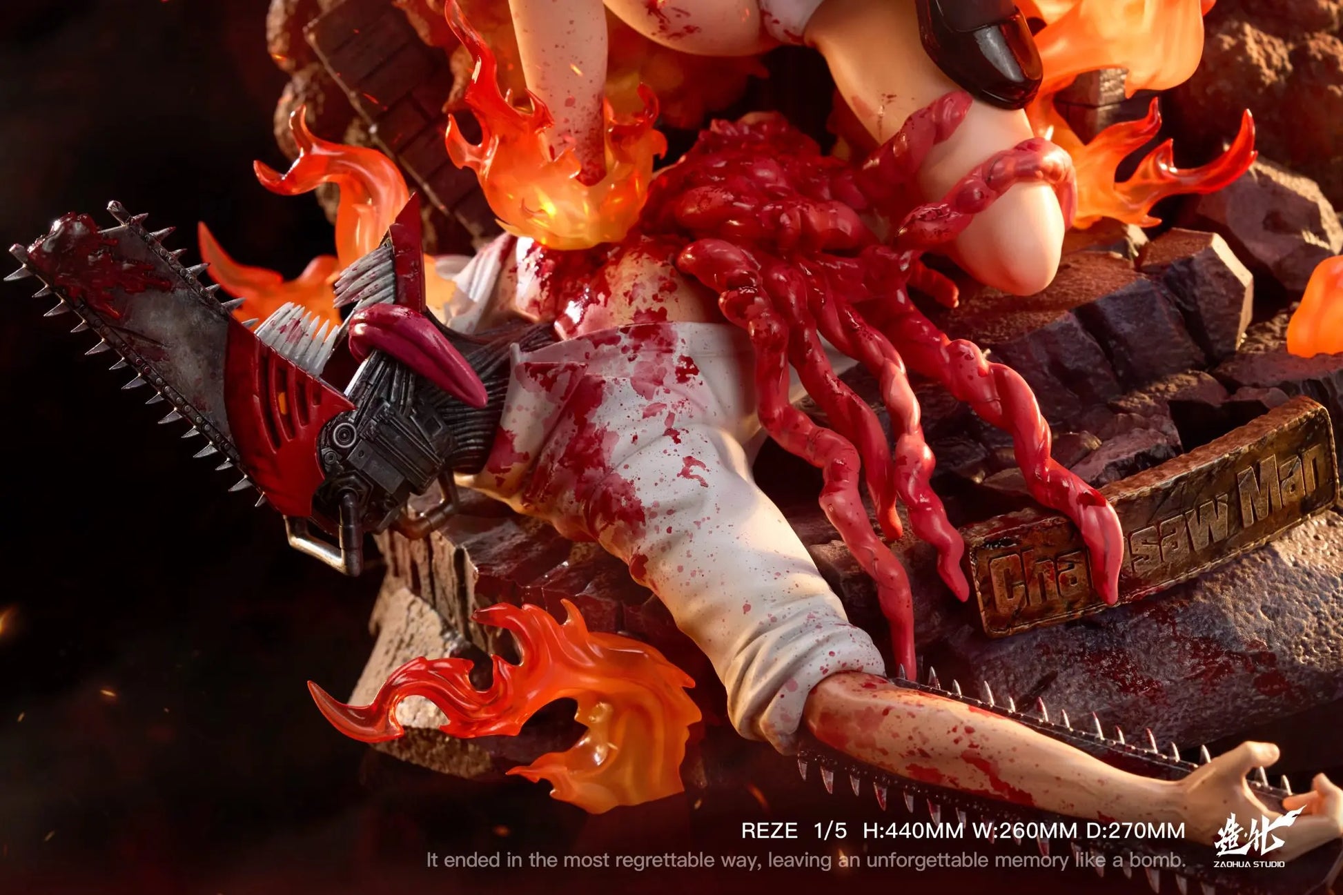 Black Estatuilla Chainsaw Man | Reze X Bomb Demon | Tienda Anime | Tico Ofertas
