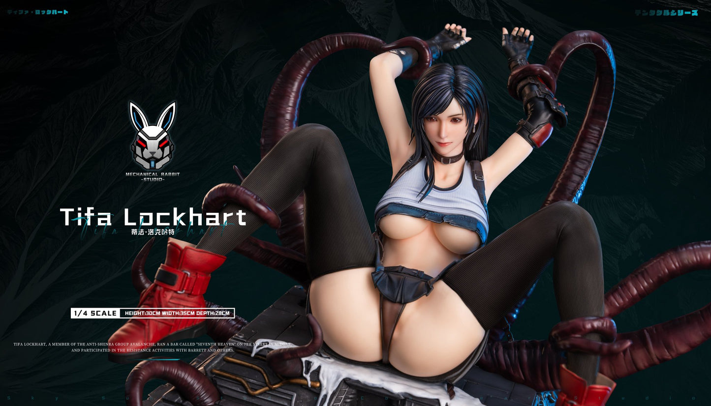 Black Estatuilla  Final Fantasy | Tifa Lockhart – Bound Ver. | Mechanical Rabbit Studio | Tico Ofertas