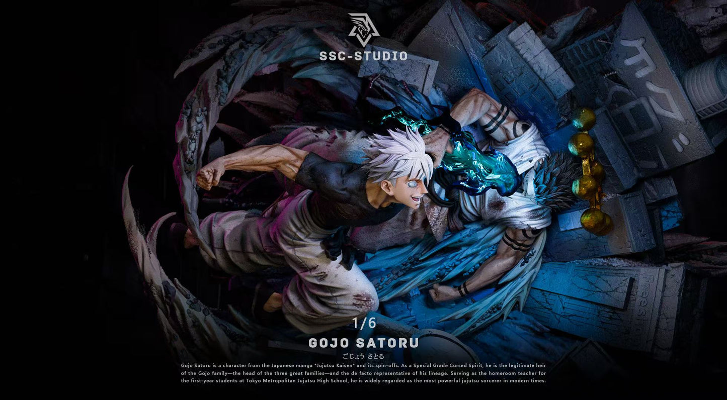 Estatuilla Jujutsu Kaisen | Satoru Gojo vs. Ryomen Sukuna – El Duelo de los Más Fuertes | SSC Studio | Tienda Anime | Tico Ofertas