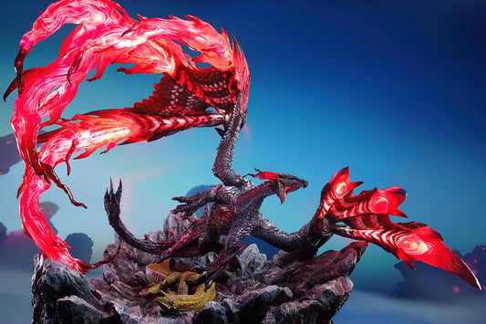 Dark Slate Blue Figura Monster Hunter | Valstrax | Dragon Frontier Studio | Edición LED | Tico Ofertas