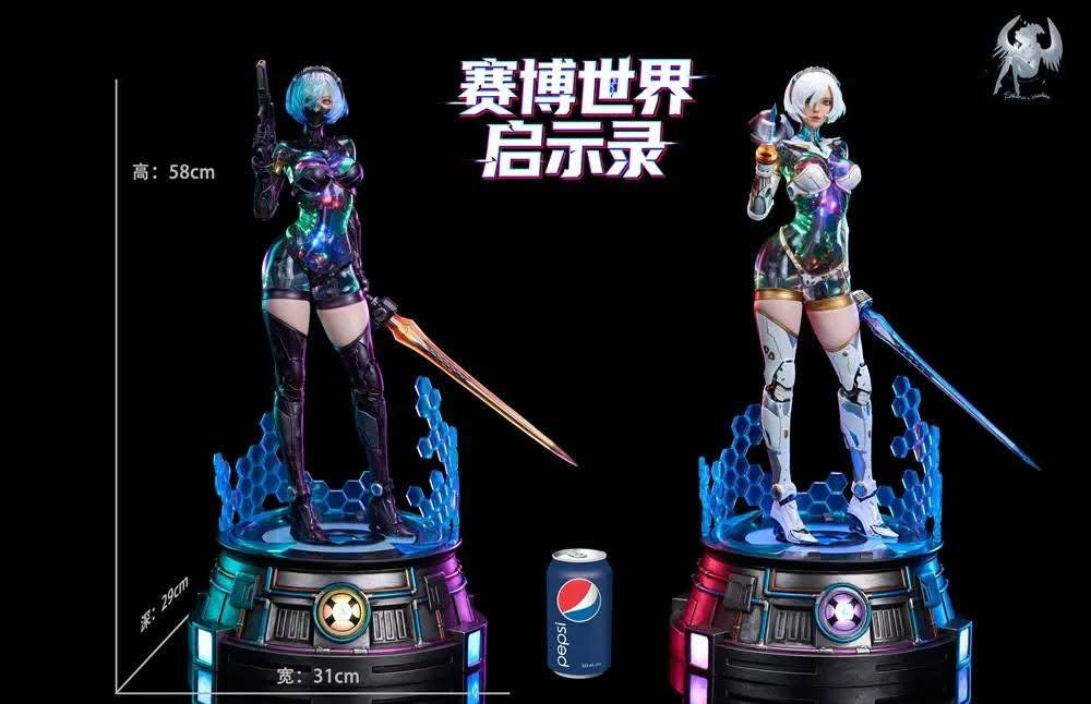 Black Estatuilla Cyberworld Apocalypse] | Ex Machina Ling | Polaris Studio | Licensed 1/4 Statue | Tico Ofertas