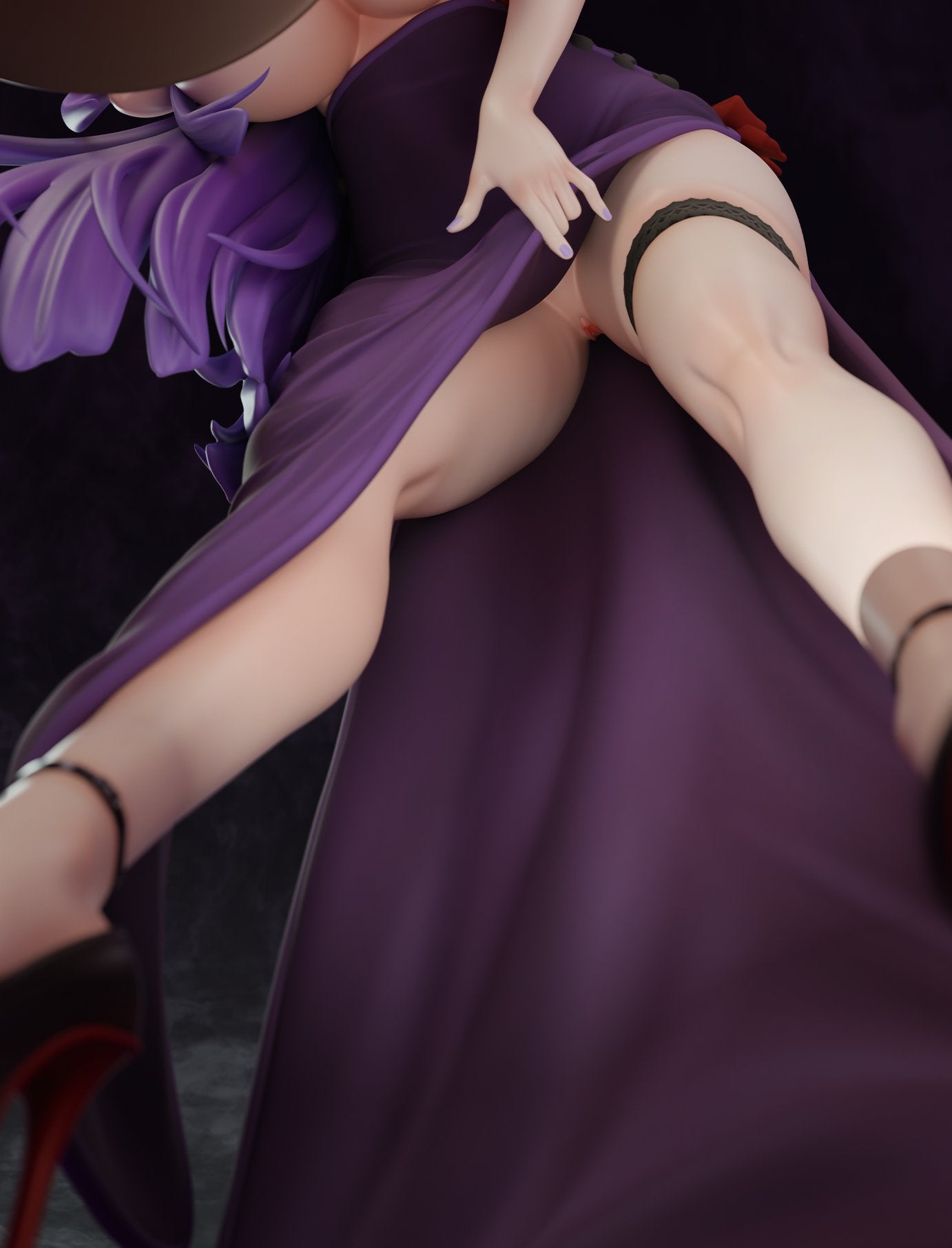 Dark Slate Gray Estatuilla Highschool of the Dead | Saeko Busujima Halloween Party | Green Tea Studio | Tienda Anime | Tico Ofertas