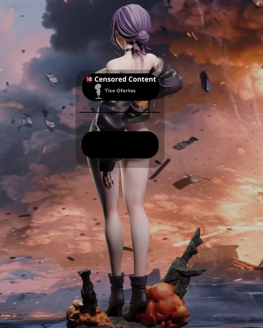 Dark Slate Gray Estatuilla Chainsaw Man | Reze | BGA Studio | Tienda Online Costa Rica | Tico Ofertas