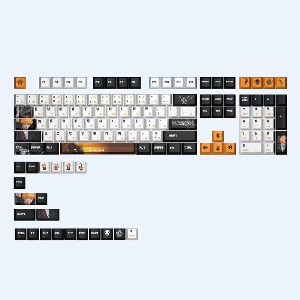 128 Teclas Anime Bleach para Teclado Mecánico Cherry MX Switch | Tienda Anime Costa Rica - Tico Ofertas - Tico Ofertas