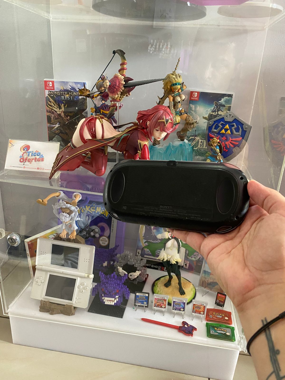 Dark Gray PS Vita Slim y PS Vita Fat OLED – Consolas Portátiles en Excelente Estado