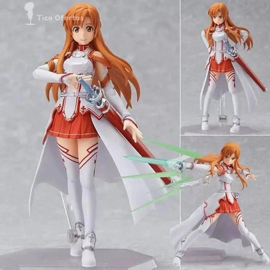 14CM Sword Art Online SAO Yuuki Asuna - Figura de Acción Femenina Kawaii | Figuras Anime Costa Rica, Modelo Coleccionable en Caja Original - Tico Ofertas 