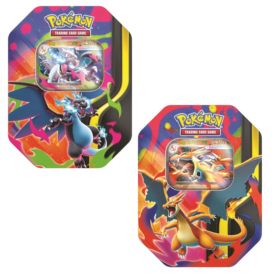 Pokémon TCG | Mega Charizard Tin | Tienda TCG Costa Rica | Collector Tin Edition | Tico Ofertas