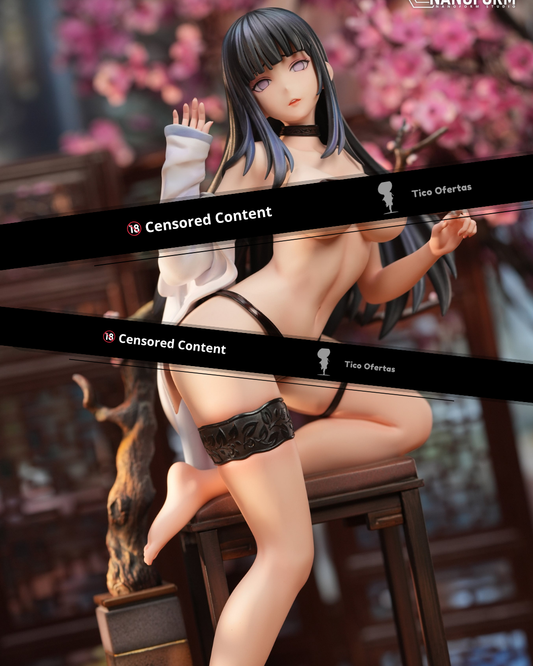 Estatuilla Naruto | Hinata Hyuga | Nanoform Studio x Hookoo Studio | Tienda Anime Salvador | Tico Ofertas