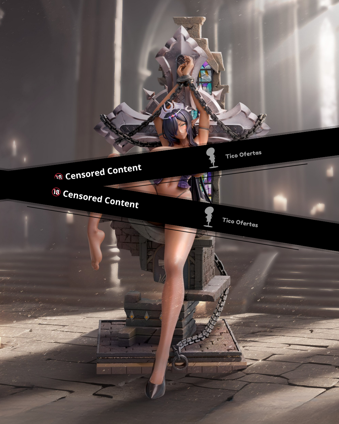 Dark Slate Gray Estatuilla  Kuroinu | Olga Discordia | FWS Studio | Tienda Anime | Tico Ofertas