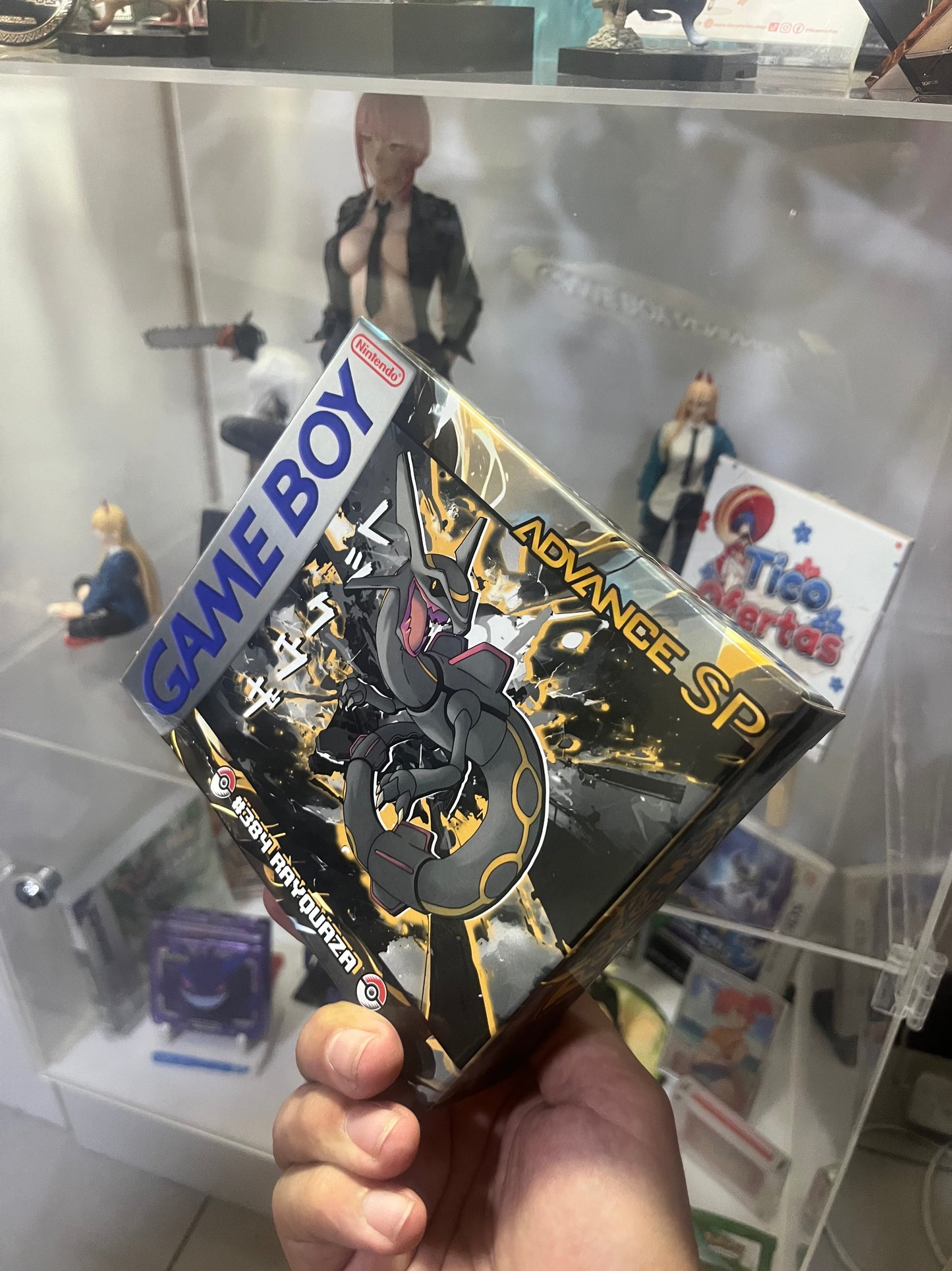 Game Boy Advance SP Custom Rayquaza en Costa Rica – Consola retro edición colección con caja | Tienda videojuegos Costa Rica Nintendo