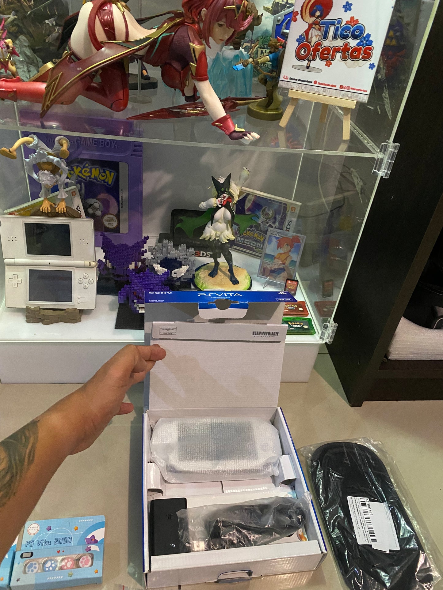 Dim Gray PlayStation Vita PCH‑1000 ZA02 Crystal Blanco