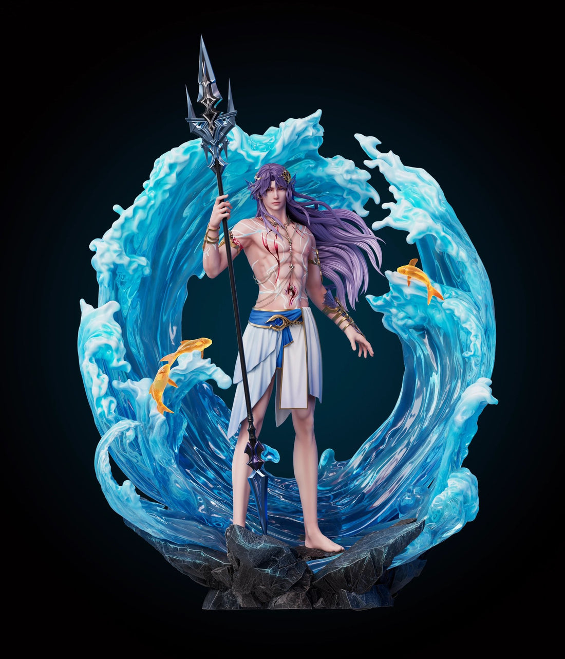 Estatuilla Love and Deepspace | Rafayel (Mermaid Statue) | Yun Gu Studio | Escala 1/6 | Tico Ofertas