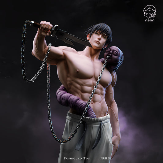 Black Figura Jujutsu Kaisen | Toji Fushiguro – Cross Ver. | NEON Studio | Tico Ofertas