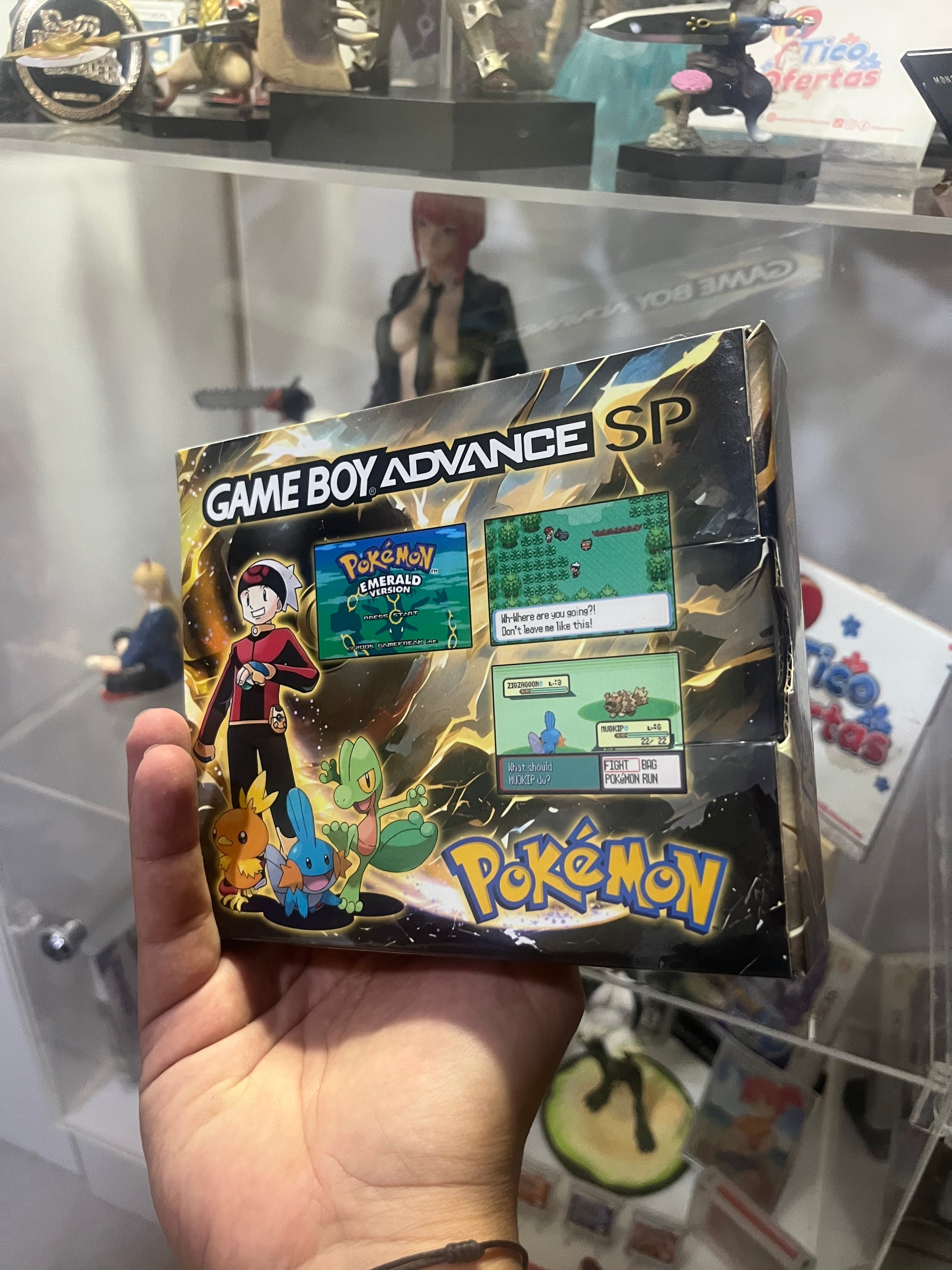 Game Boy Advance SP Custom Rayquaza en Costa Rica – Consola retro edición colección con caja | Tienda videojuegos Costa Rica Nintendo