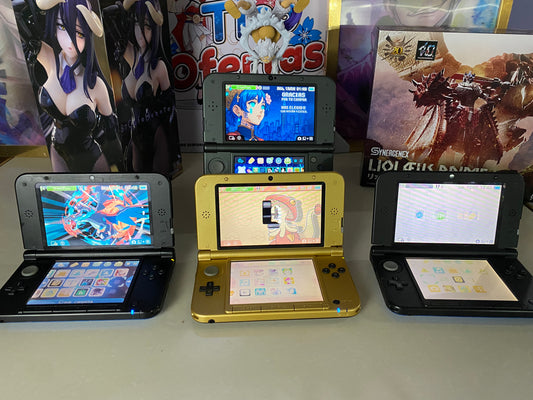 Dark Slate Gray Nintendo 3DS / New 3DS XL / 2DS – Consolas Retro con Hack + Juegos Incluidos