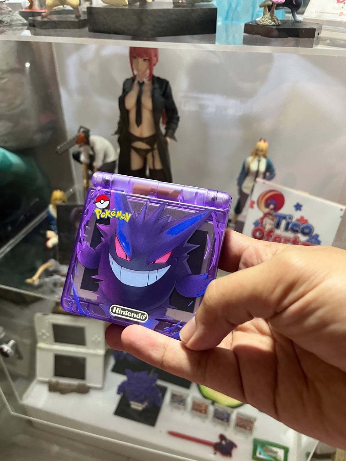 GAME BOY ADVANCE SP CUSTOM – IPS NUEVA | Edicion Gengar