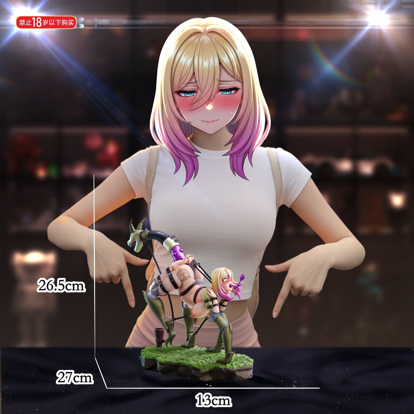 Dark Gray Estatuilla Punishment Girl Iposha | Fish Head Studio | Tienda Anime | Tico Ofertas