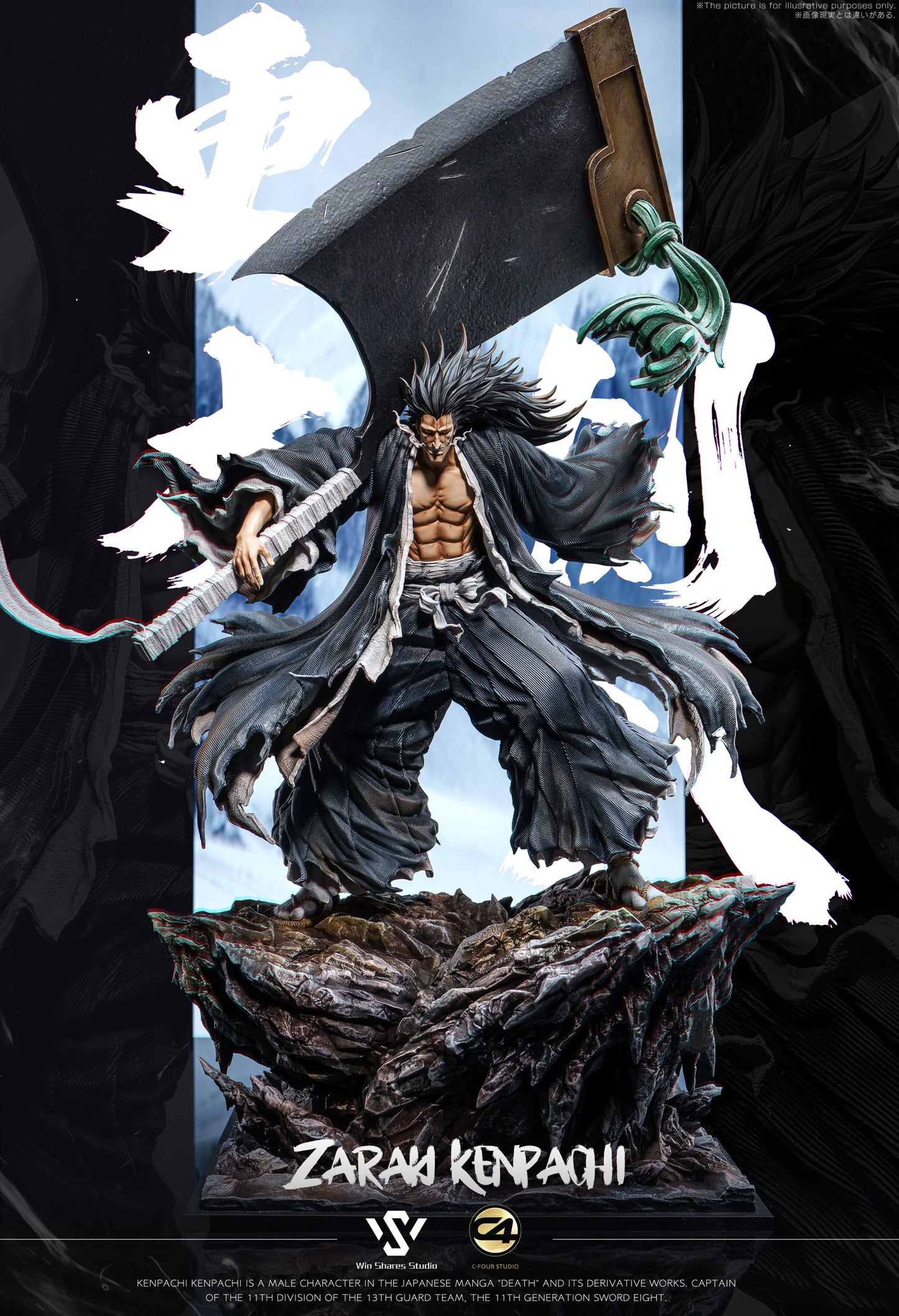 Light Gray Estatuilla Bleach | Zaraki Kenpachi | C4 Studio & Win Shares | Tienda Anime | Tico Ofertas