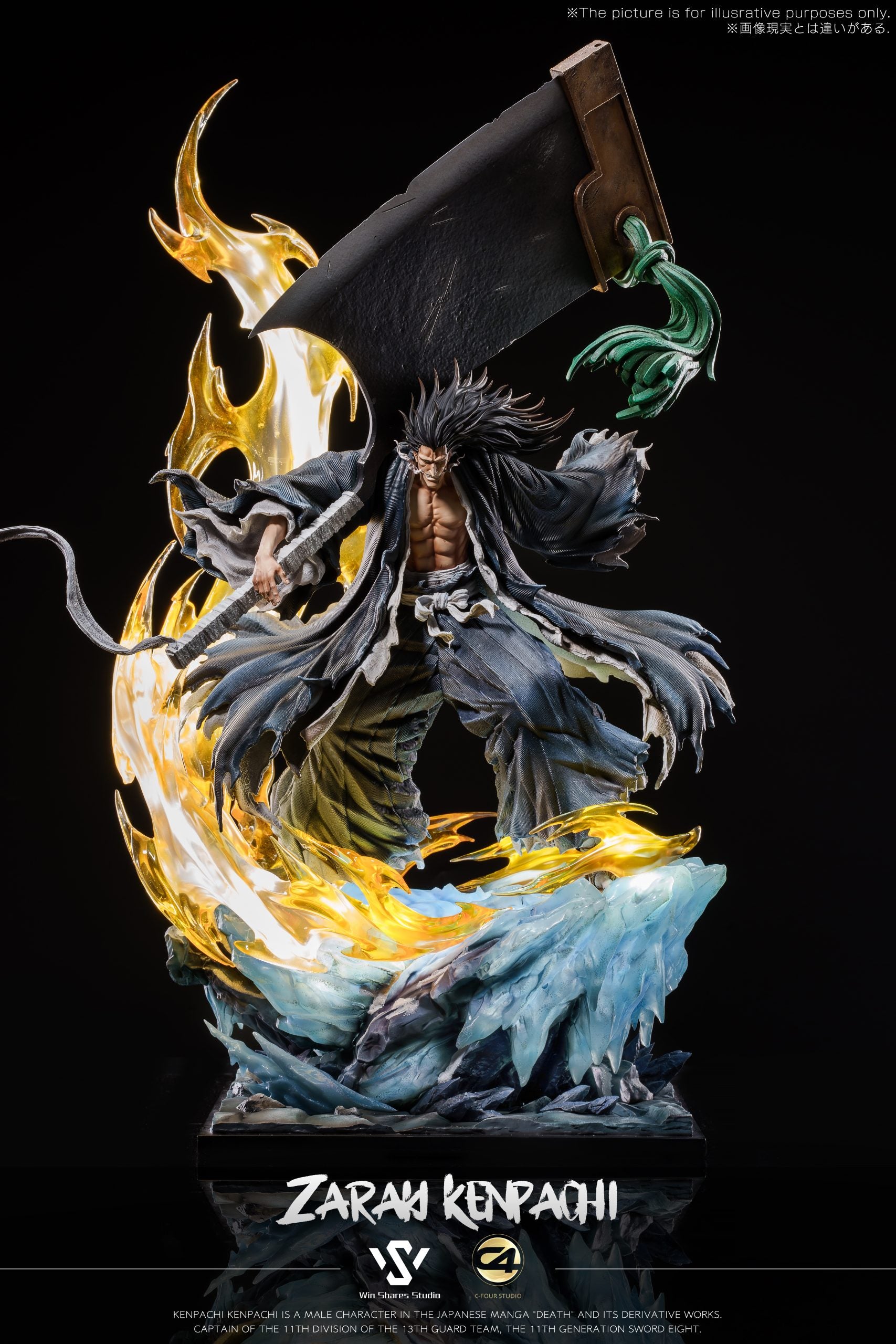 Tan Estatuilla Bleach | Zaraki Kenpachi | C4 Studio & Win Shares | Tienda Anime | Tico Ofertas