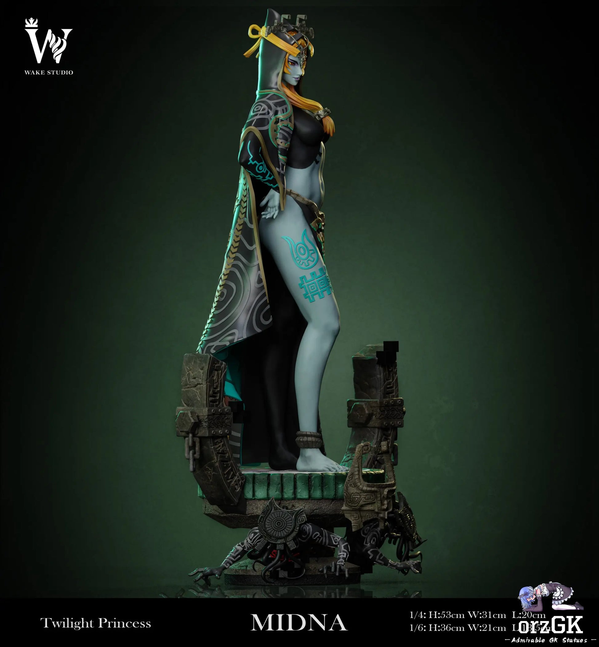 Black Estatuilla The Legend of Zelda | Midna (Adult Form) | Wake Studio | Tienda Anime | Tico Ofertas