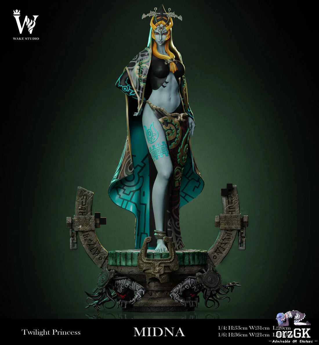 Estatuilla The Legend of Zelda | Midna (Adult Form) | Wake Studio | Tienda Anime | Tico Ofertas