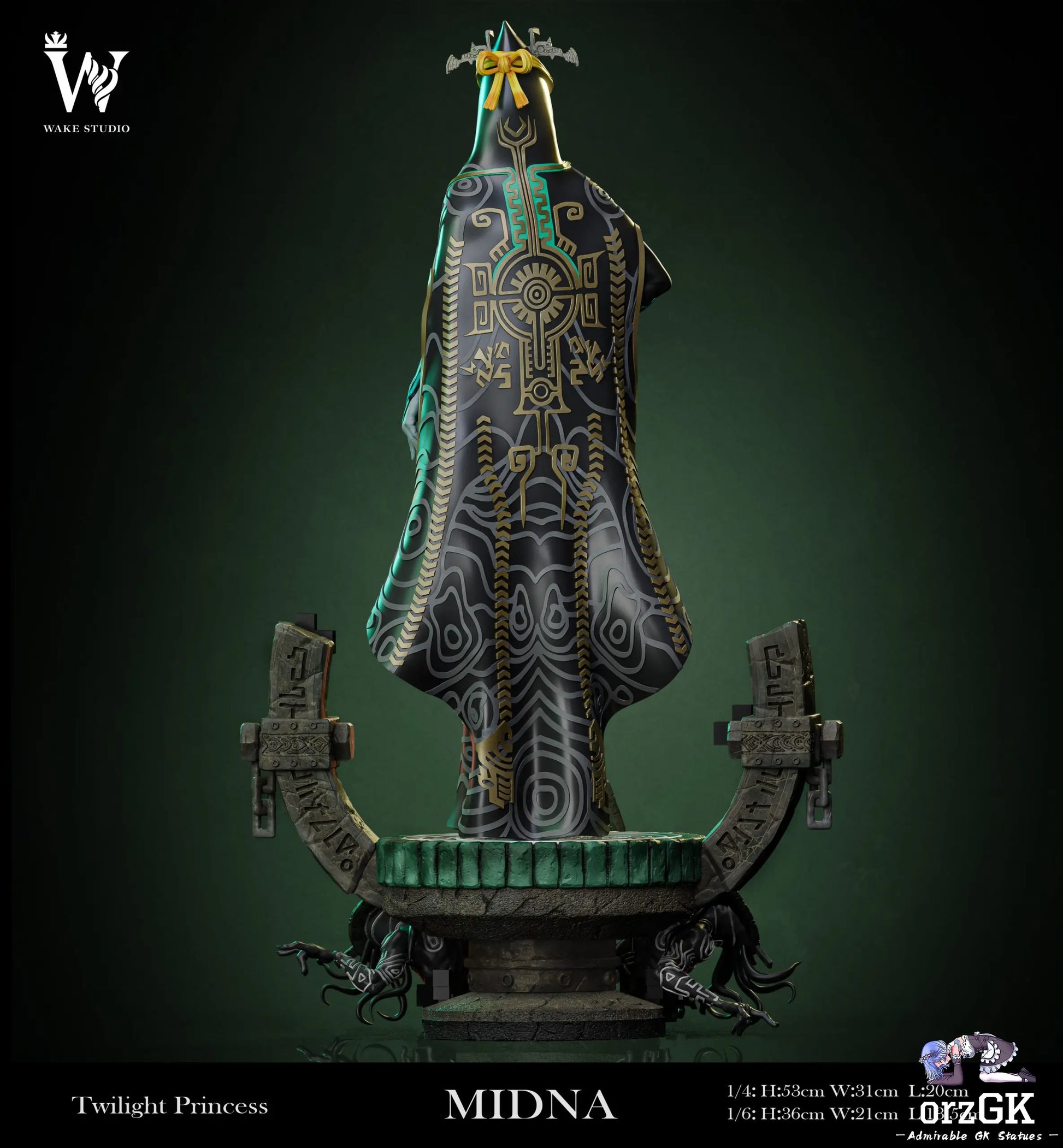 Black Estatuilla The Legend of Zelda | Midna (Adult Form) | Wake Studio | Tienda Anime | Tico Ofertas