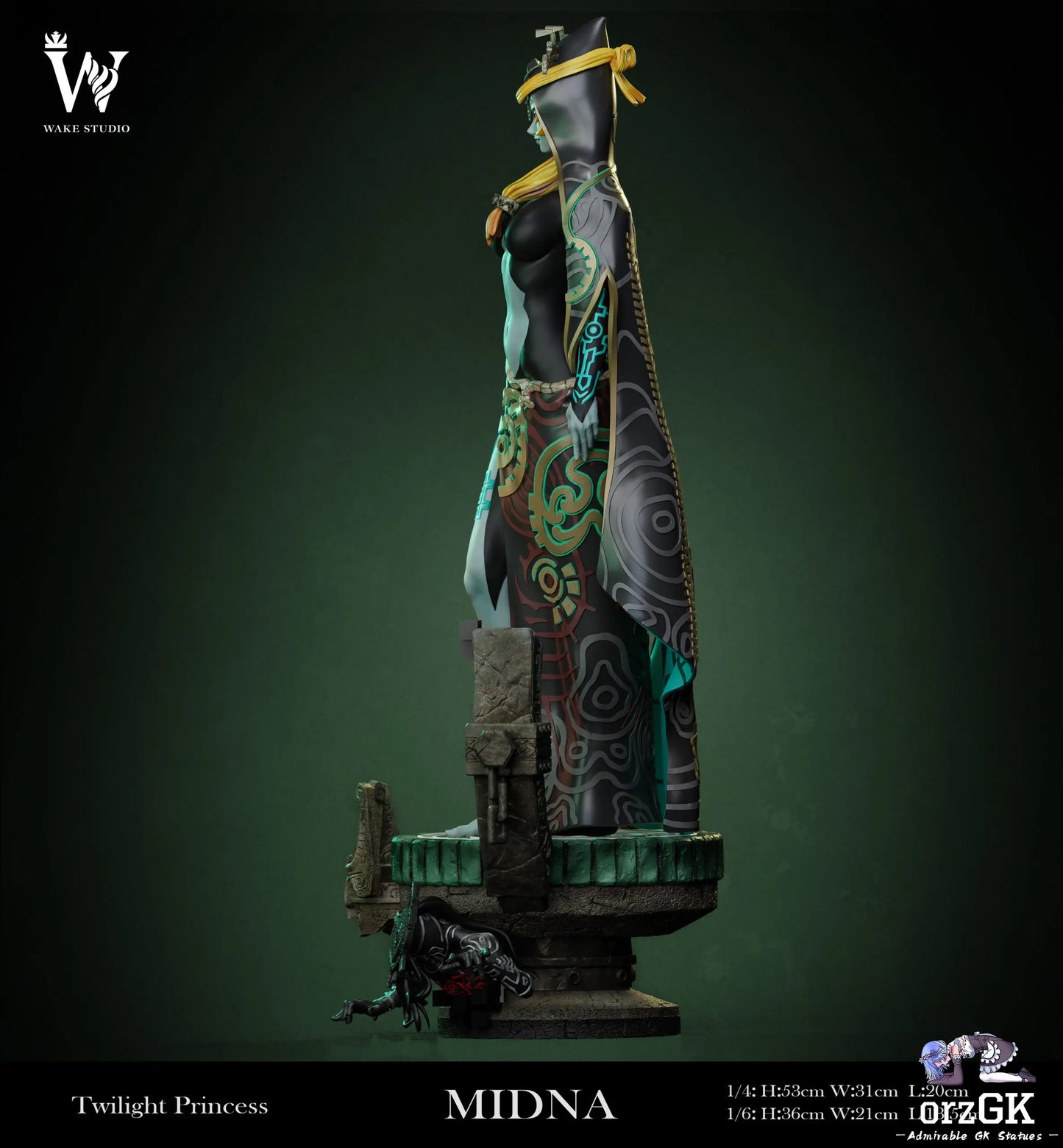 Black Estatuilla The Legend of Zelda | Midna (Adult Form) | Wake Studio | Tienda Anime | Tico Ofertas